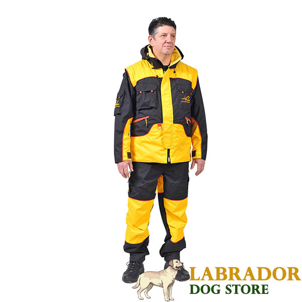 Pro Dog Training Suit of Waterproof Membrane Fabric