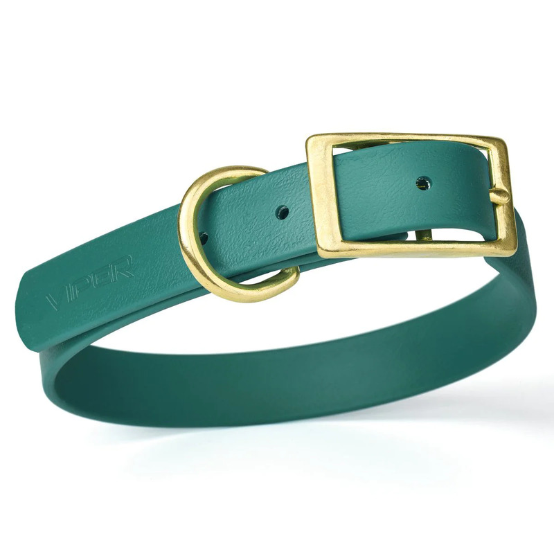 Viper Biothane Collar with Brass Hardware [V7001-1] : Labrador dog harness,  Labrador dog muzzle, Labrador dog collar, Dog leash