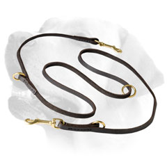 Strong Leather Labrador Leash
